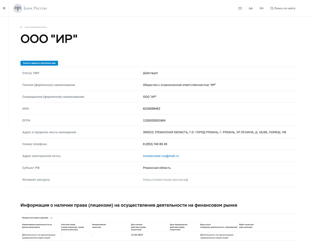 Инвестиции России под надзором ЦБ РФ